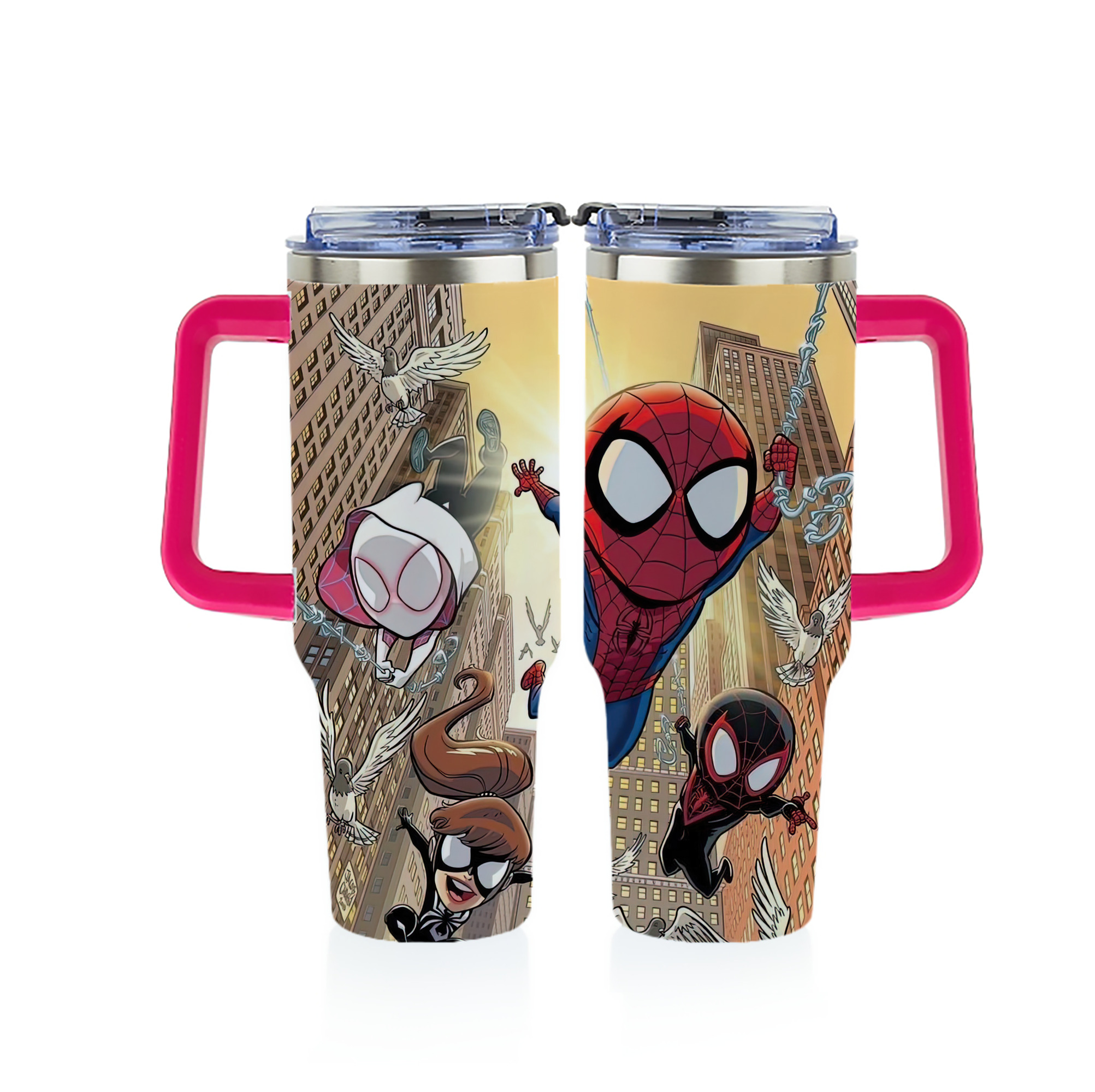 （画像用） Spider Man スパイダーマン 1200ｍLフルプリント車用タンブラー